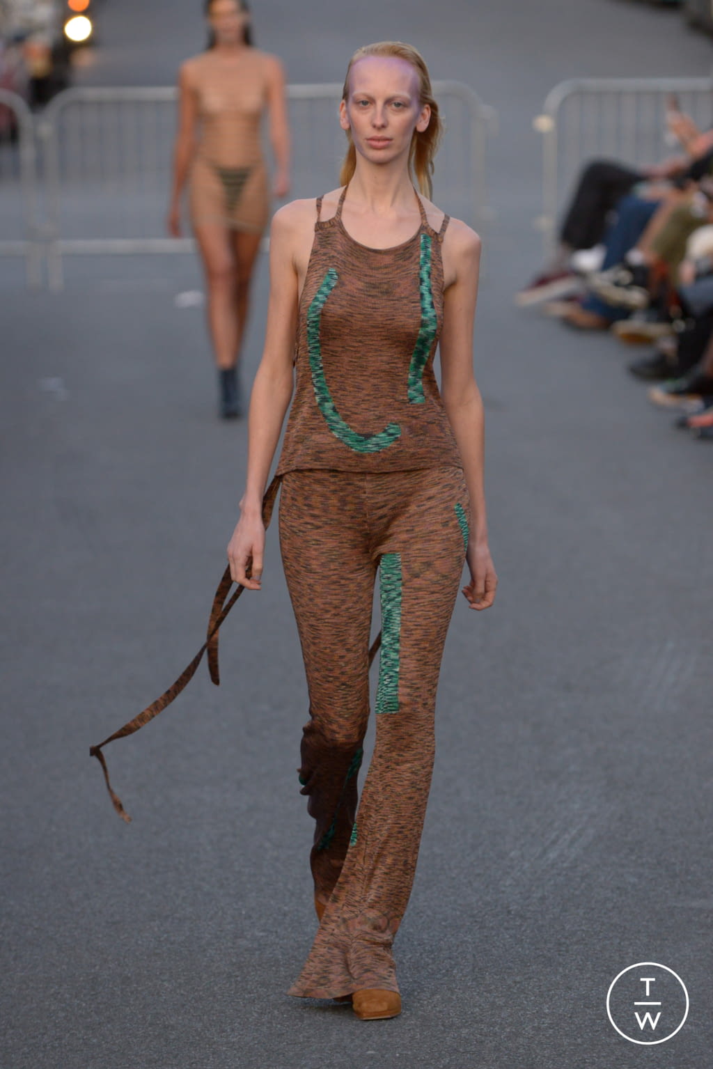 Fashion Week New York Spring/Summer 2022 look 30 from the Eckhaus Latta collection womenswear