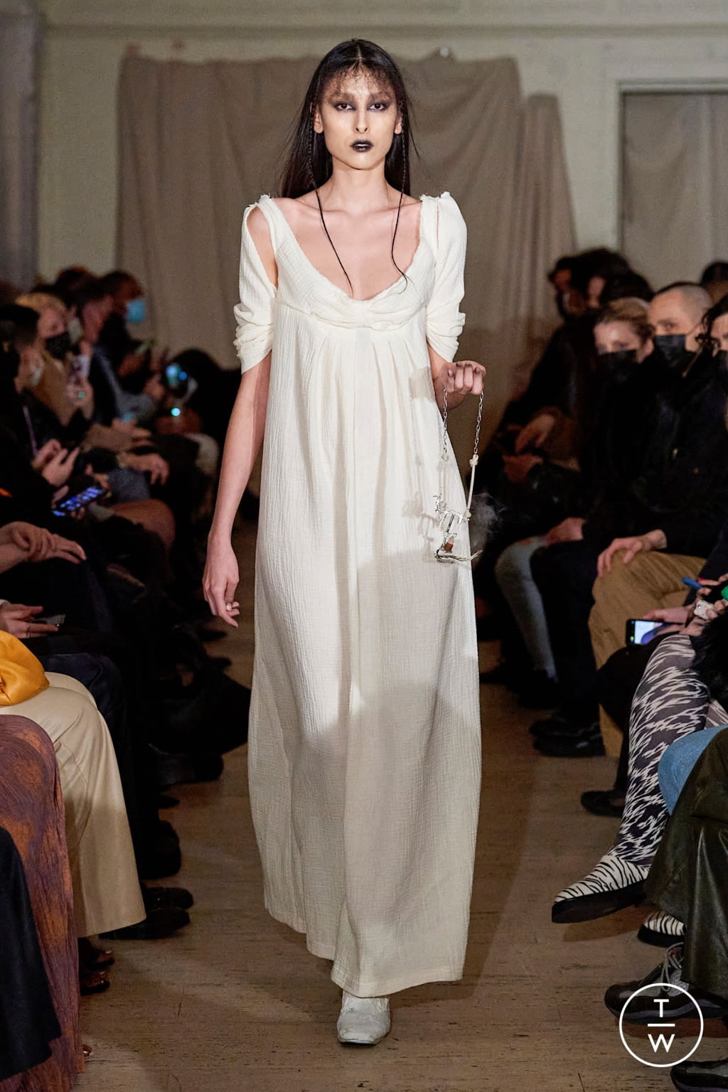 Fashion Week New York Fall/Winter 2022 look 1 de la collection Elena Velez womenswear