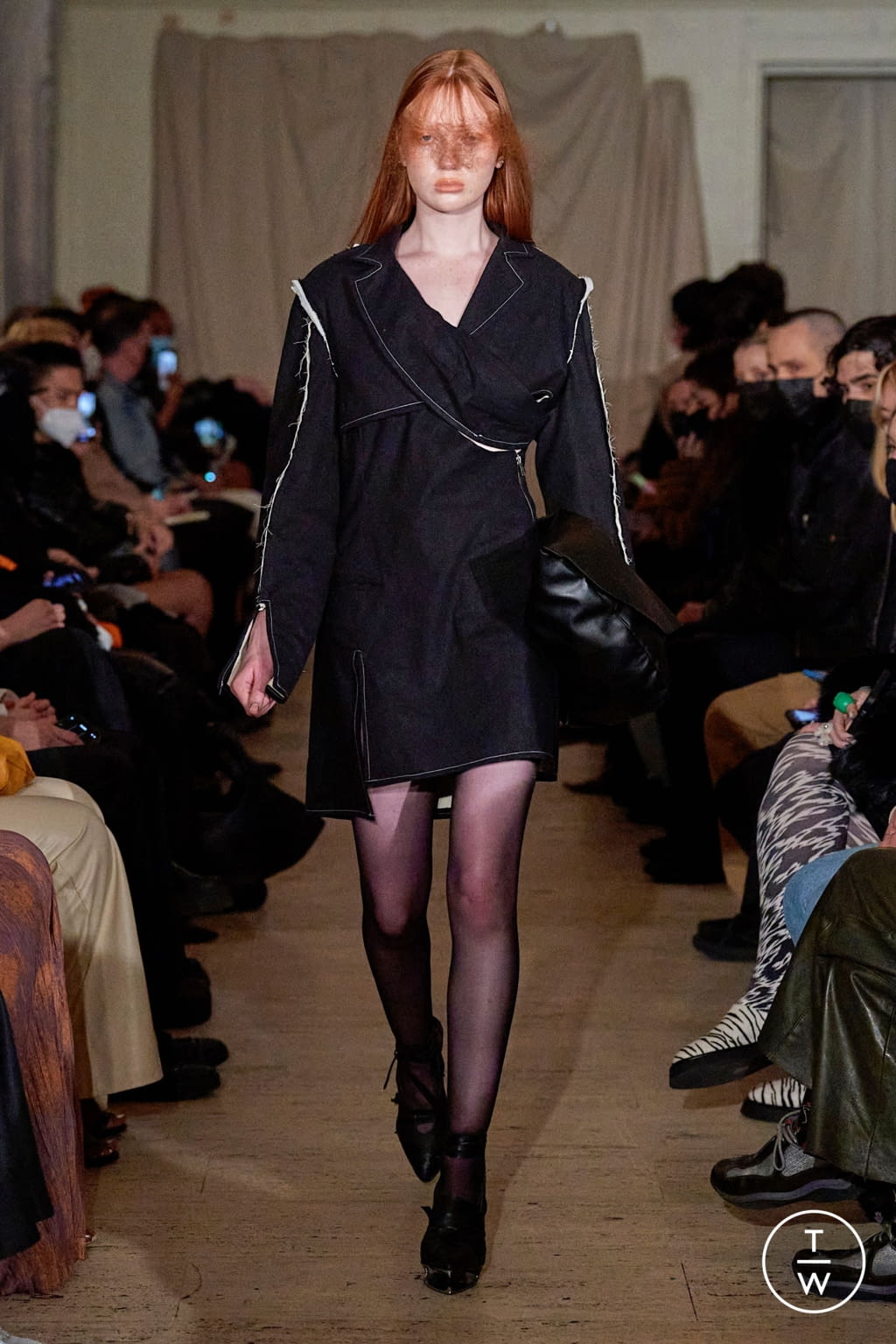 Fashion Week New York Fall/Winter 2022 look 13 from the Elena Velez collection womenswear
