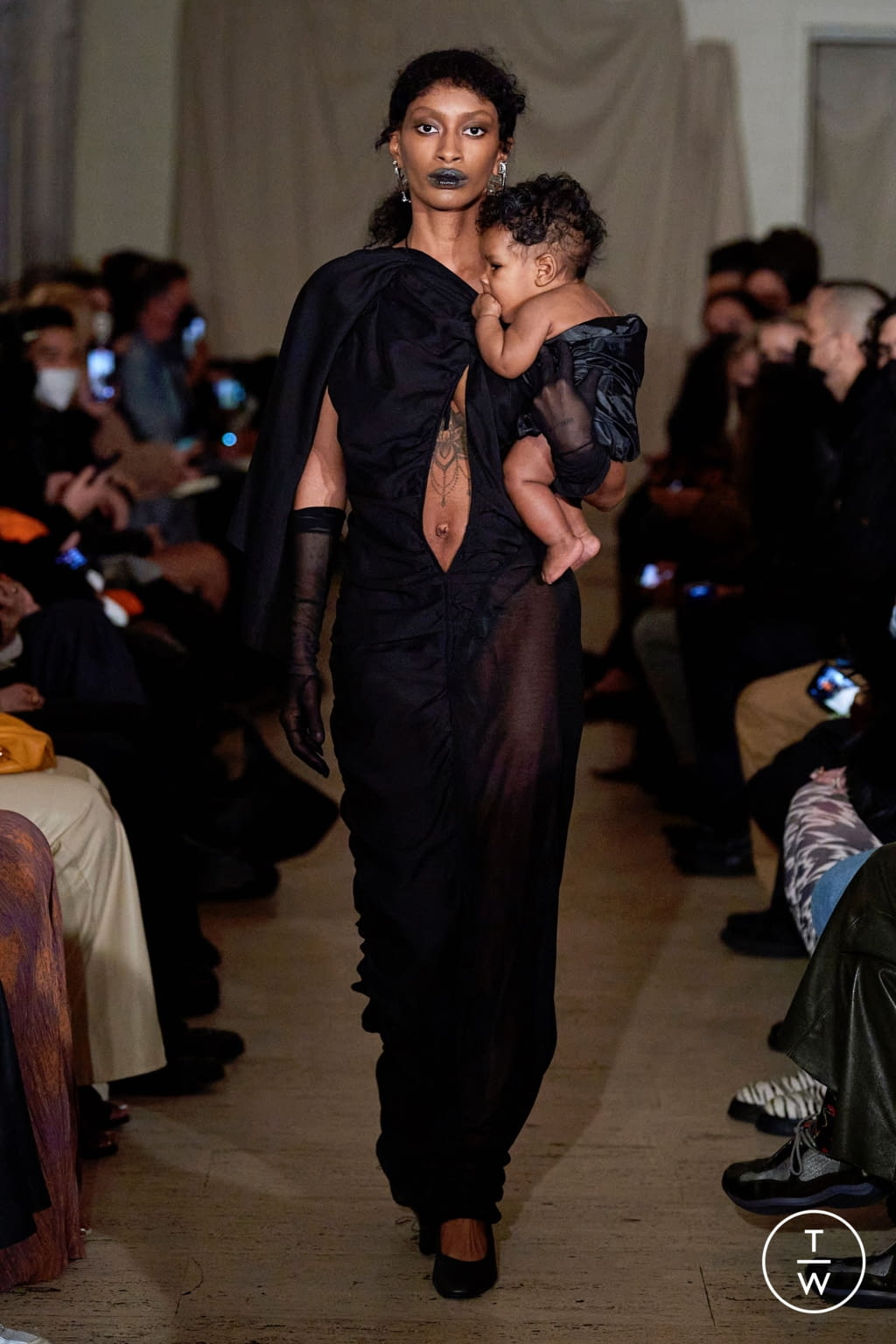 Fashion Week New York Fall/Winter 2022 look 27 from the Elena Velez collection womenswear