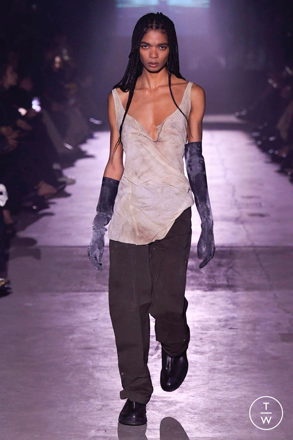 Fashion Week New York Fall/Winter 2023 look 2 de la collection Elena Velez womenswear