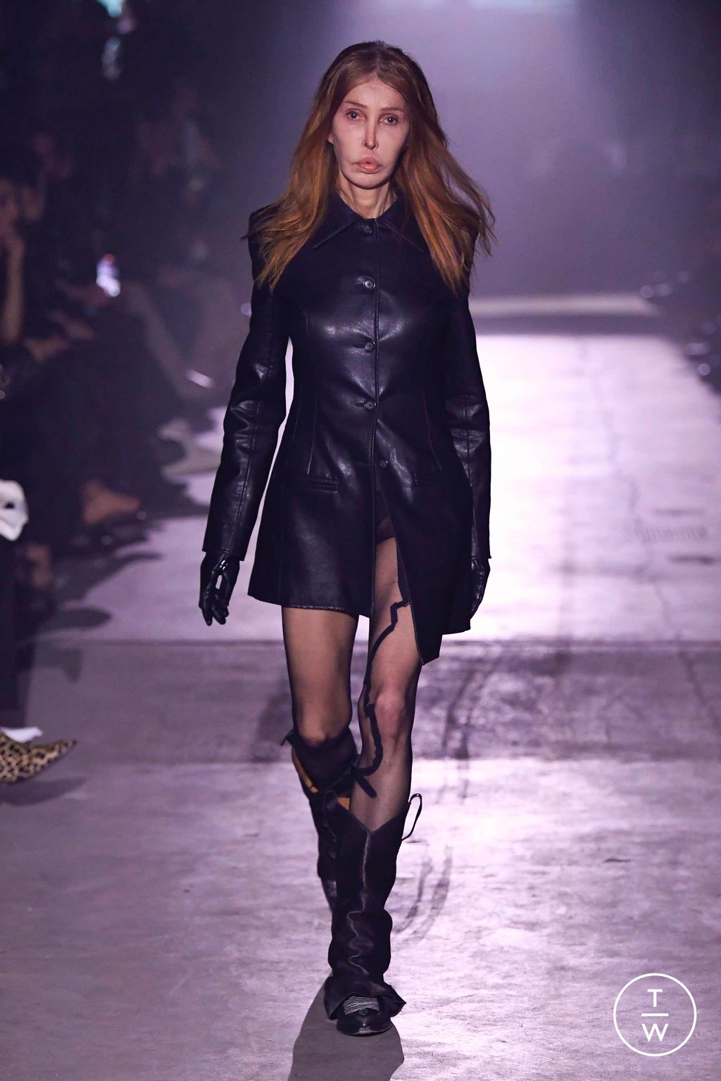 Fashion Week New York Fall/Winter 2023 look 12 de la collection Elena Velez womenswear