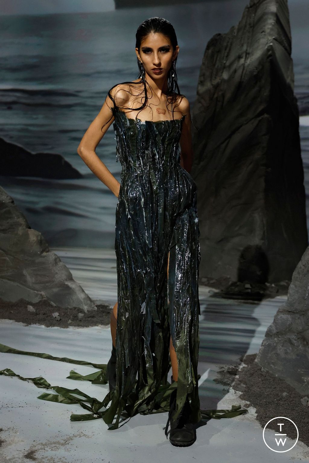 Fashion Week New York Fall/Winter 2025 look 30 from the Elena Velez collection womenswear