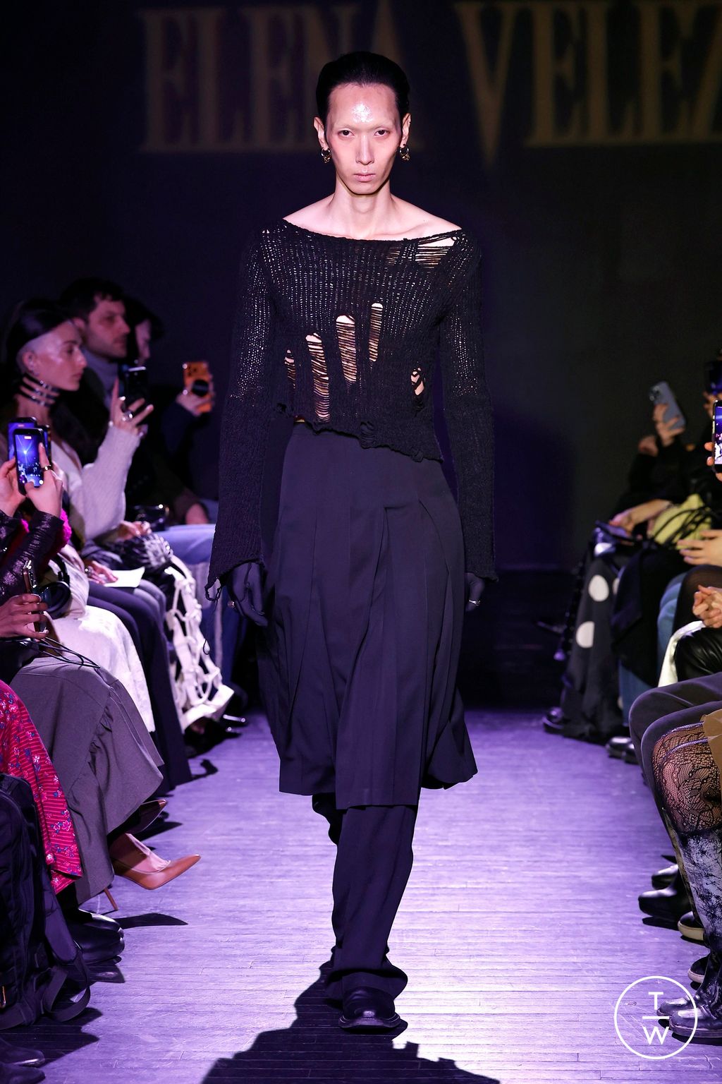 Fashion Week New York Fall/Winter 2026 look 2 from the Elena Velez collection womenswear