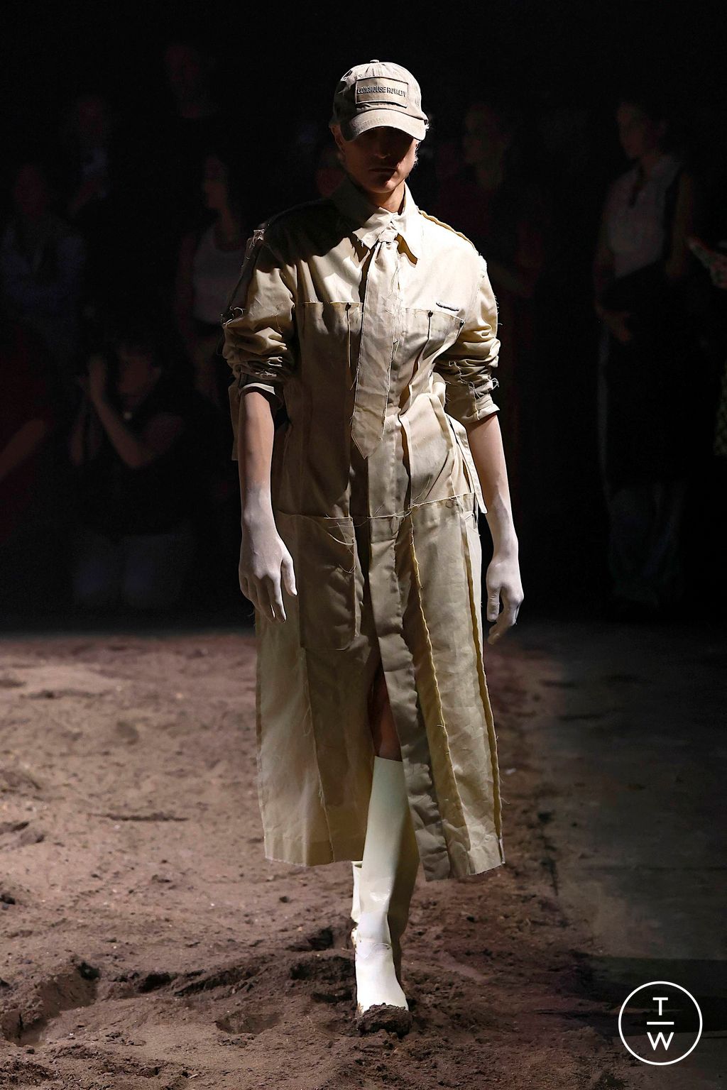 Fashion Week New York Spring/Summer 2024 look 4 de la collection Elena Velez womenswear