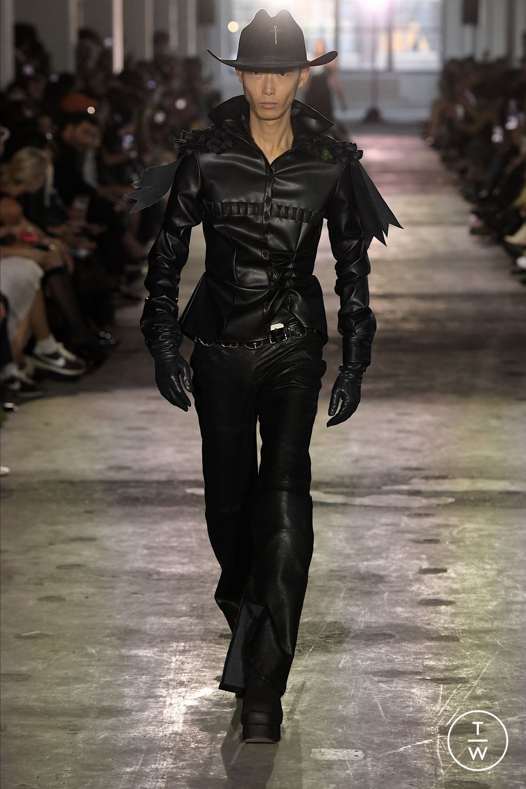 Fashion Week New York Spring-Summer 2025 look 1 from the Elena Velez collection womenswear