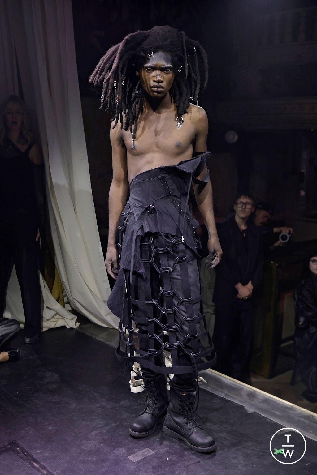 Fashion Week New York Spring/Summer 2026 look 4 from the Elena Velez collection womenswear