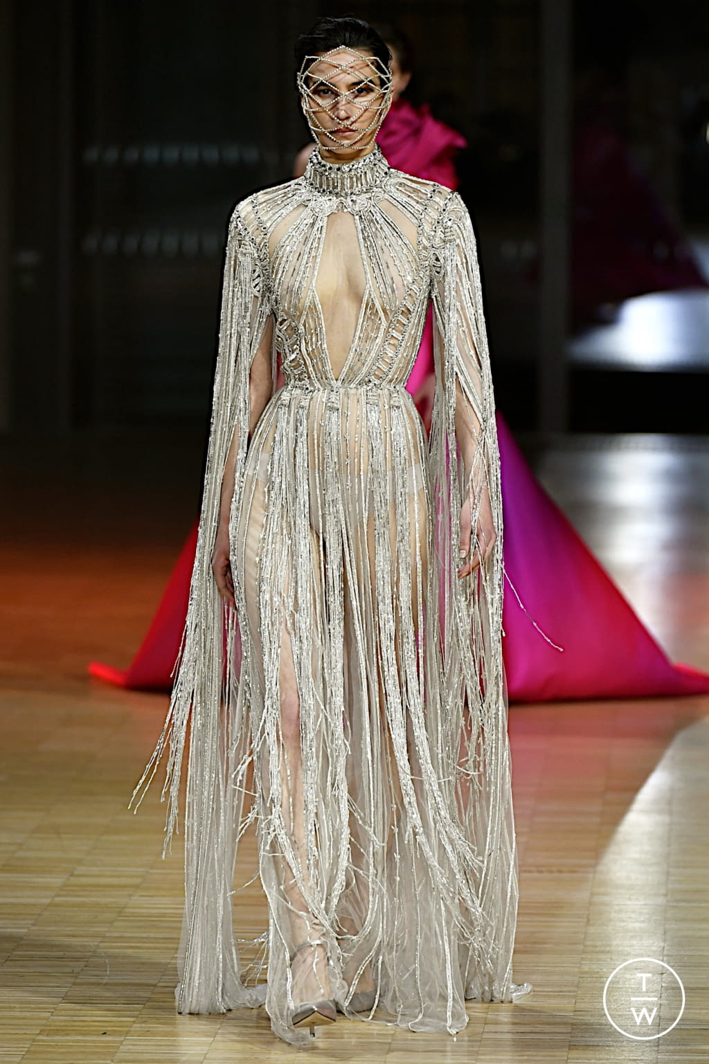 Fashion Week Paris Spring/Summer 2022 look 29 from the Elie Saab collection couture