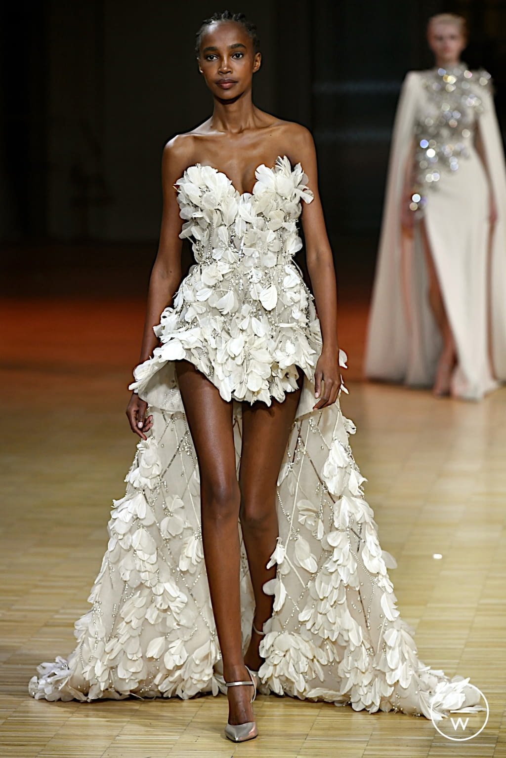 Fashion Week Paris Spring/Summer 2022 look 44 from the Elie Saab collection couture