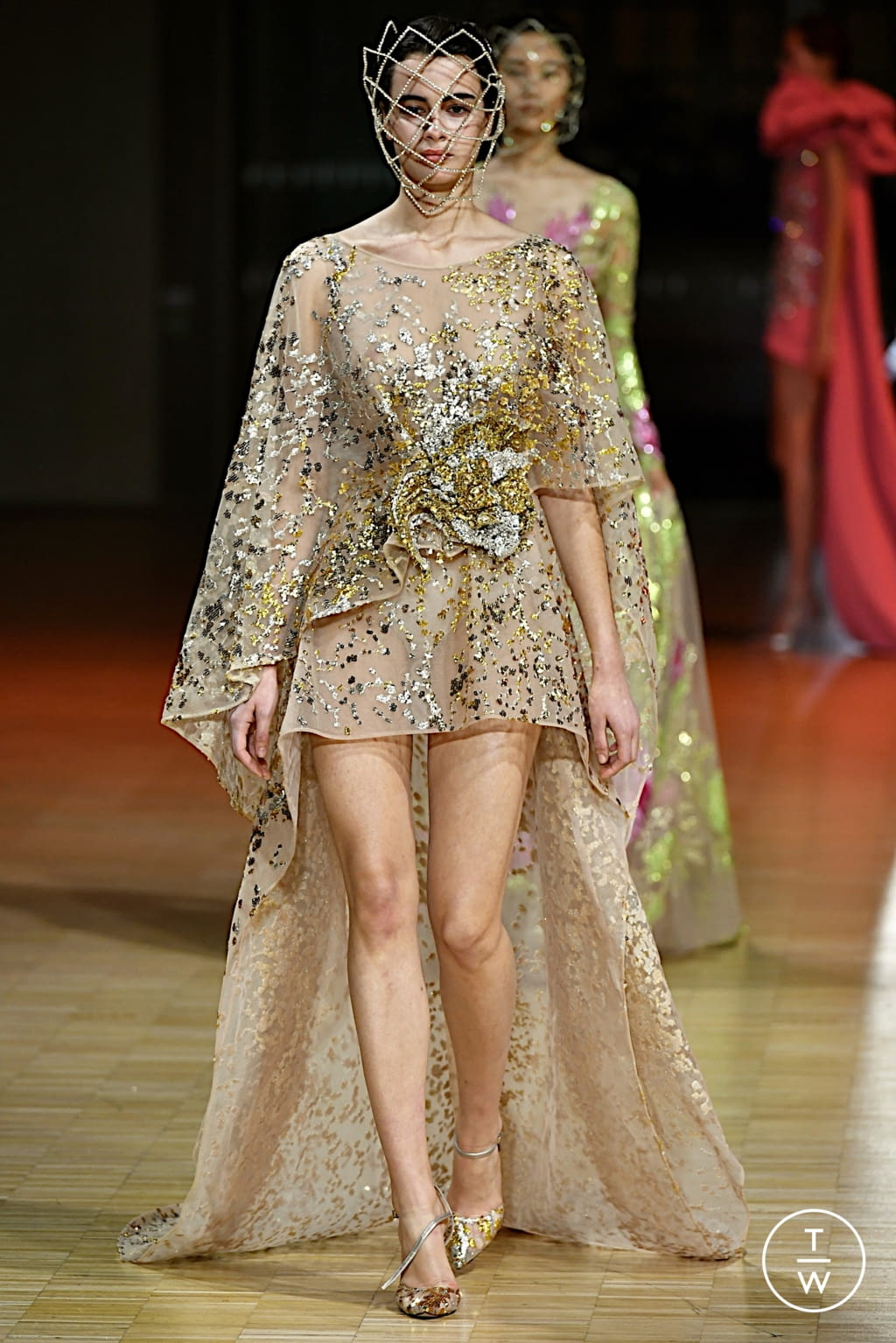 Fashion Week Paris Spring/Summer 2022 look 46 from the Elie Saab collection couture