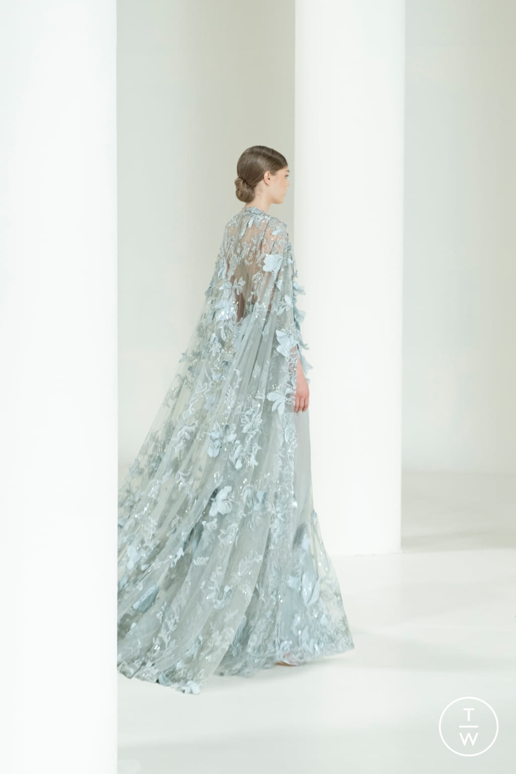Fashion Week Paris Fall/Winter 2021 look 38 from the Elie Saab collection couture
