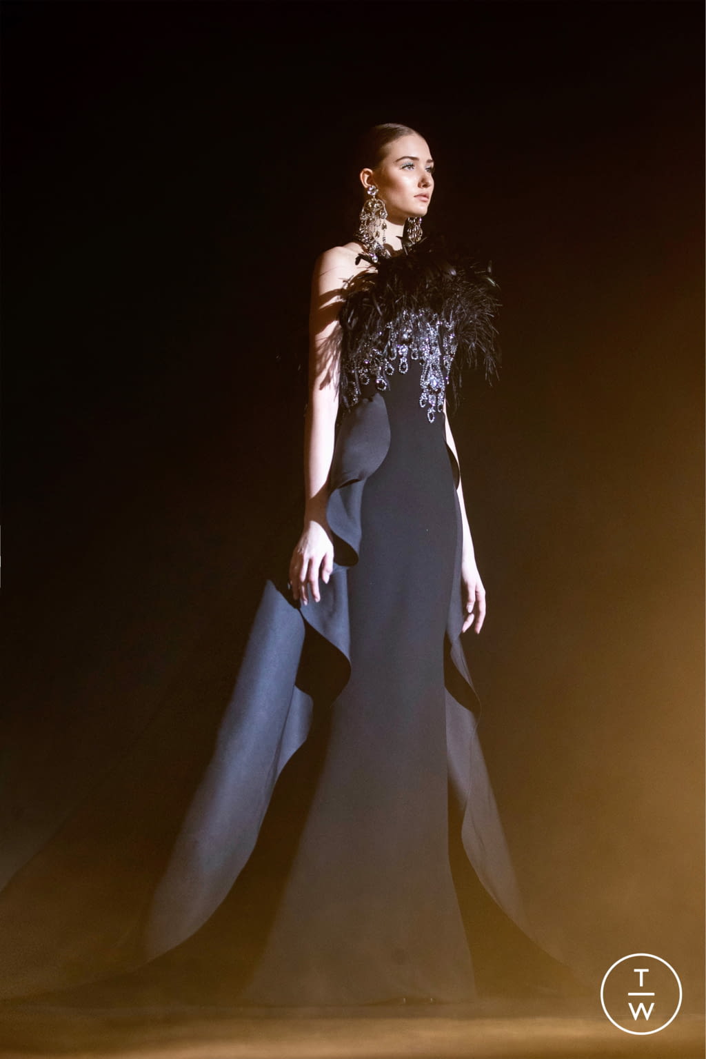 Fashion Week Paris Spring/Summer 2021 look 5 de la collection Elie Saab couture