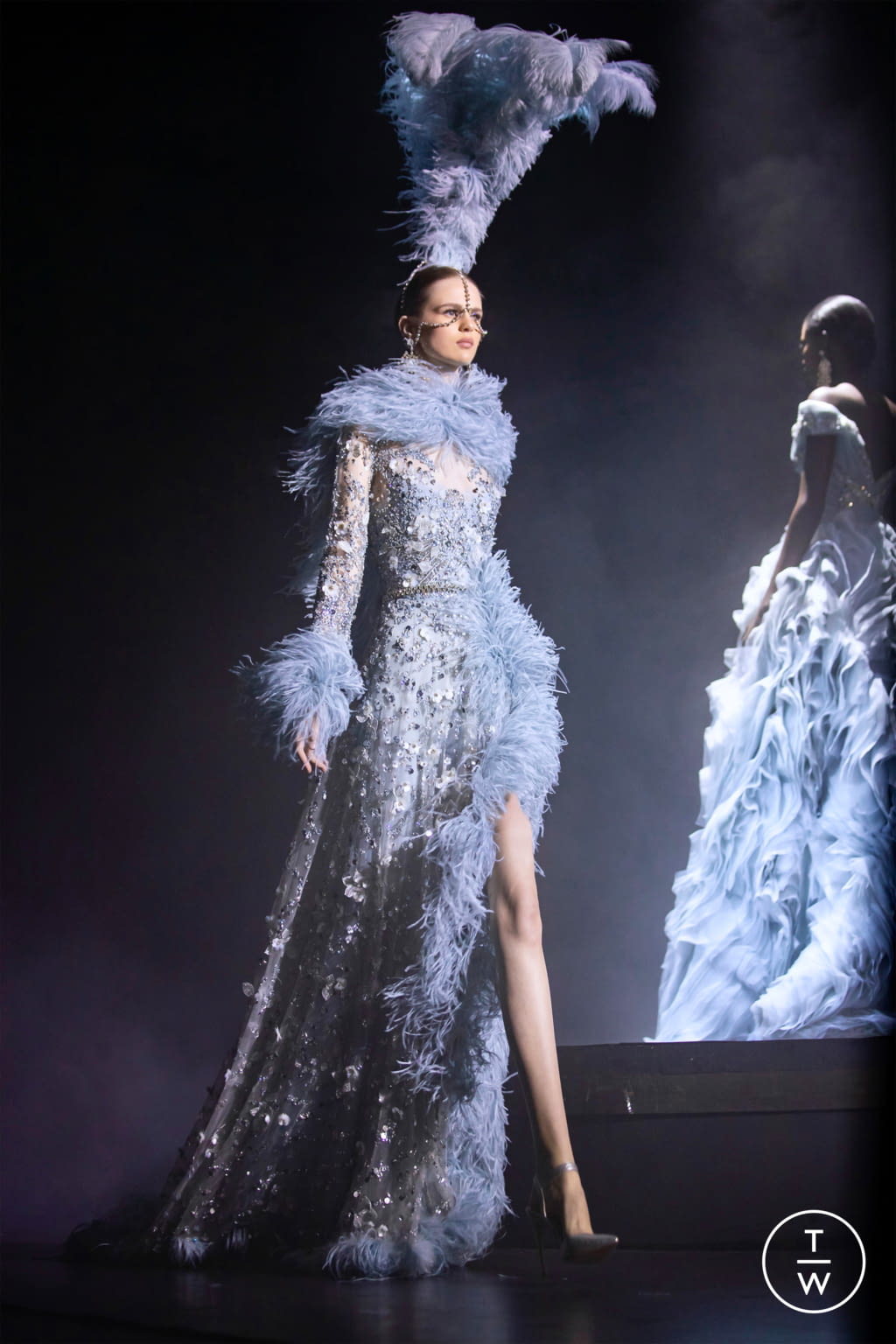 Fashion Week Paris Spring/Summer 2021 look 22 from the Elie Saab collection 高级定制