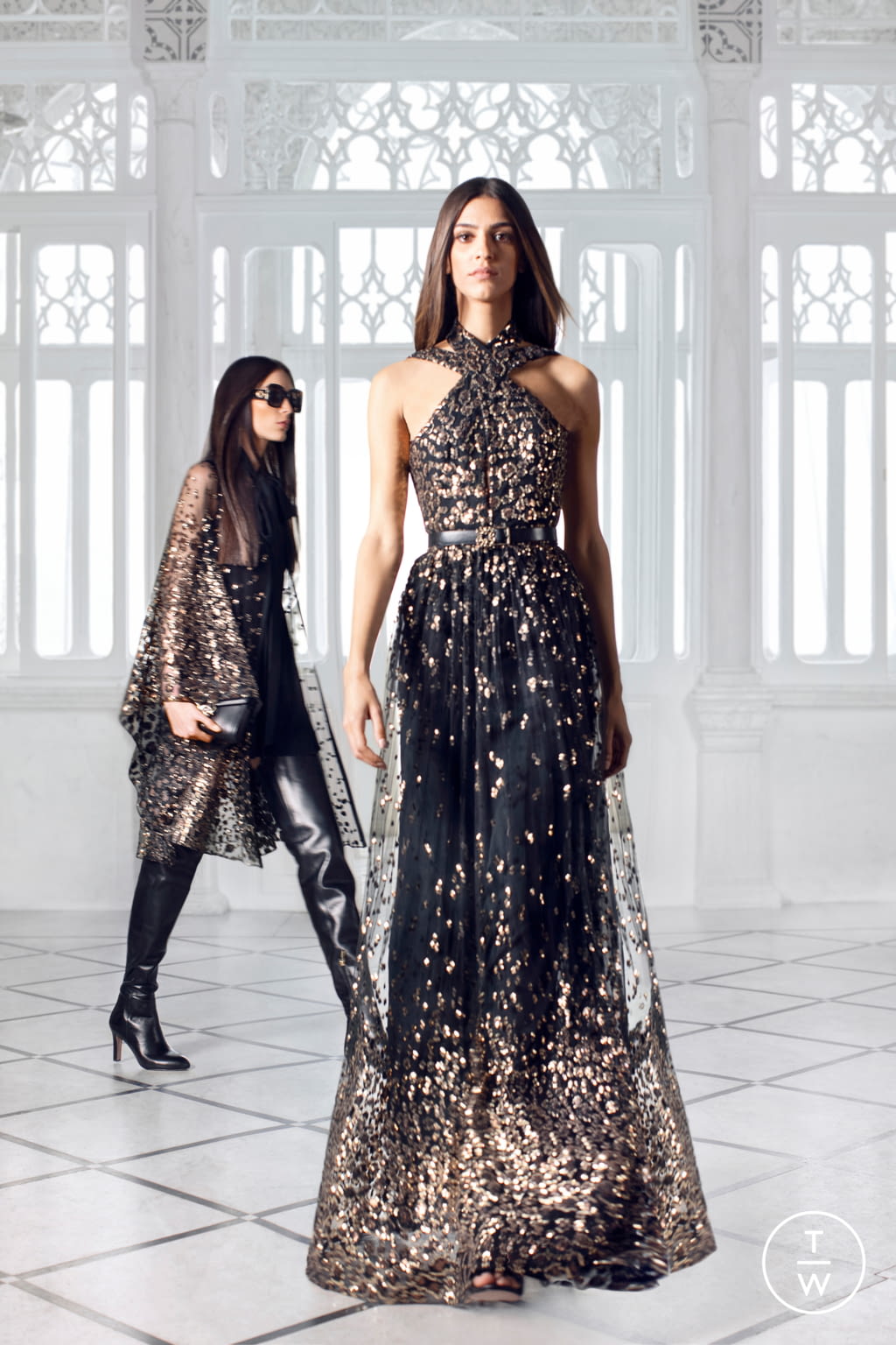 Fashion Week Paris Pre-Fall 2021 look 11 from the Elie Saab collection womenswear