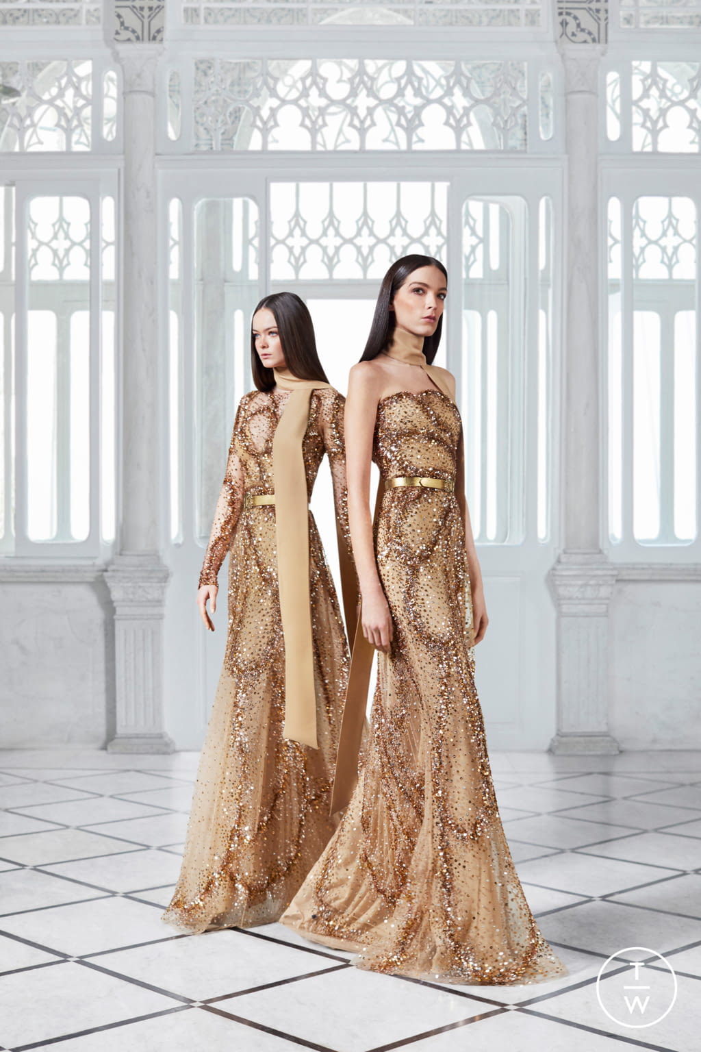 Fashion Week Paris Pre-Fall 2021 look 29 from the Elie Saab collection womenswear