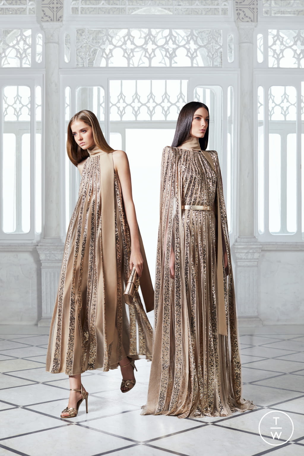 Fashion Week Paris Pre-Fall 2021 look 32 from the Elie Saab collection womenswear