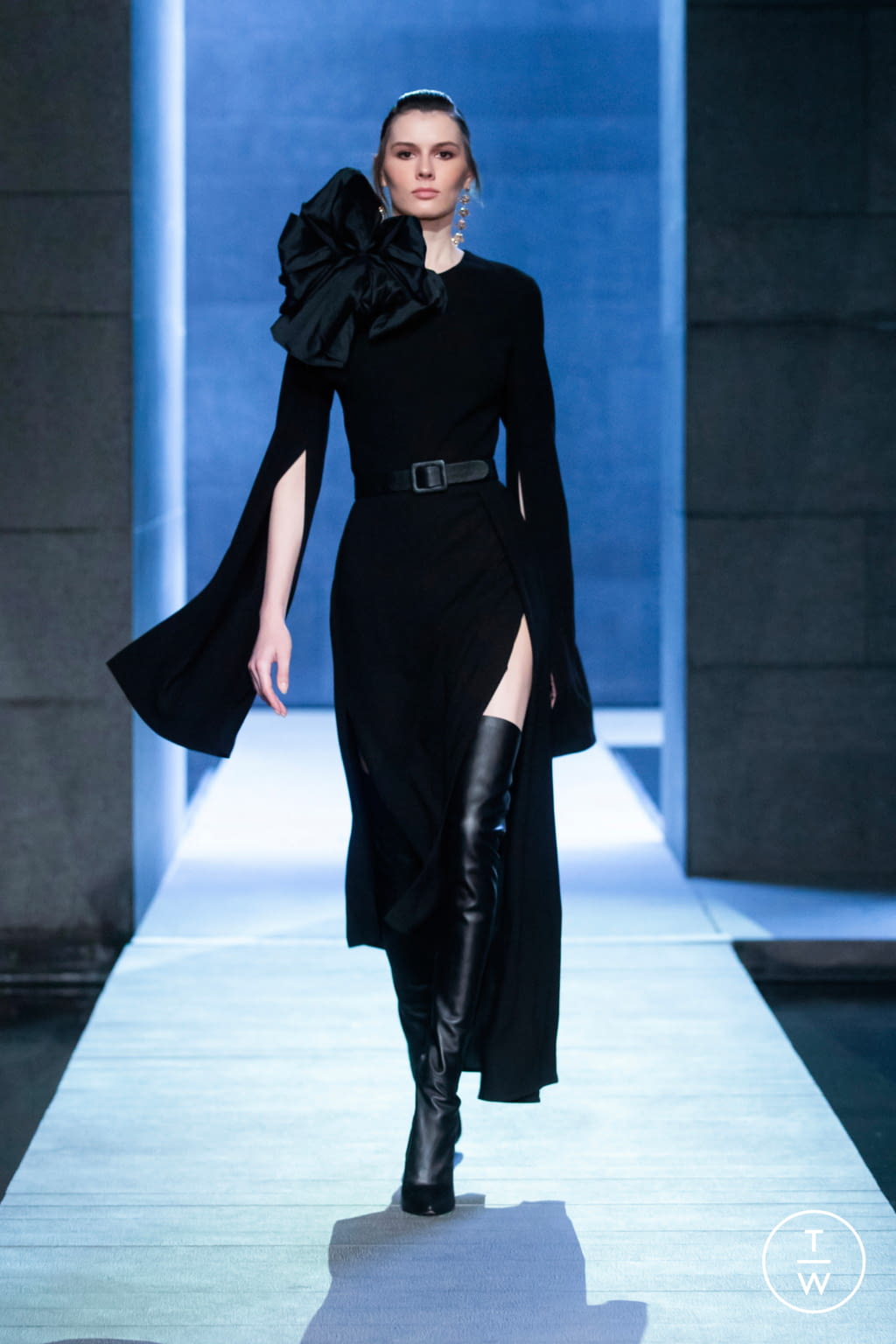 Fashion Week Paris Fall/Winter 2021 look 33 from the Elie Saab collection womenswear