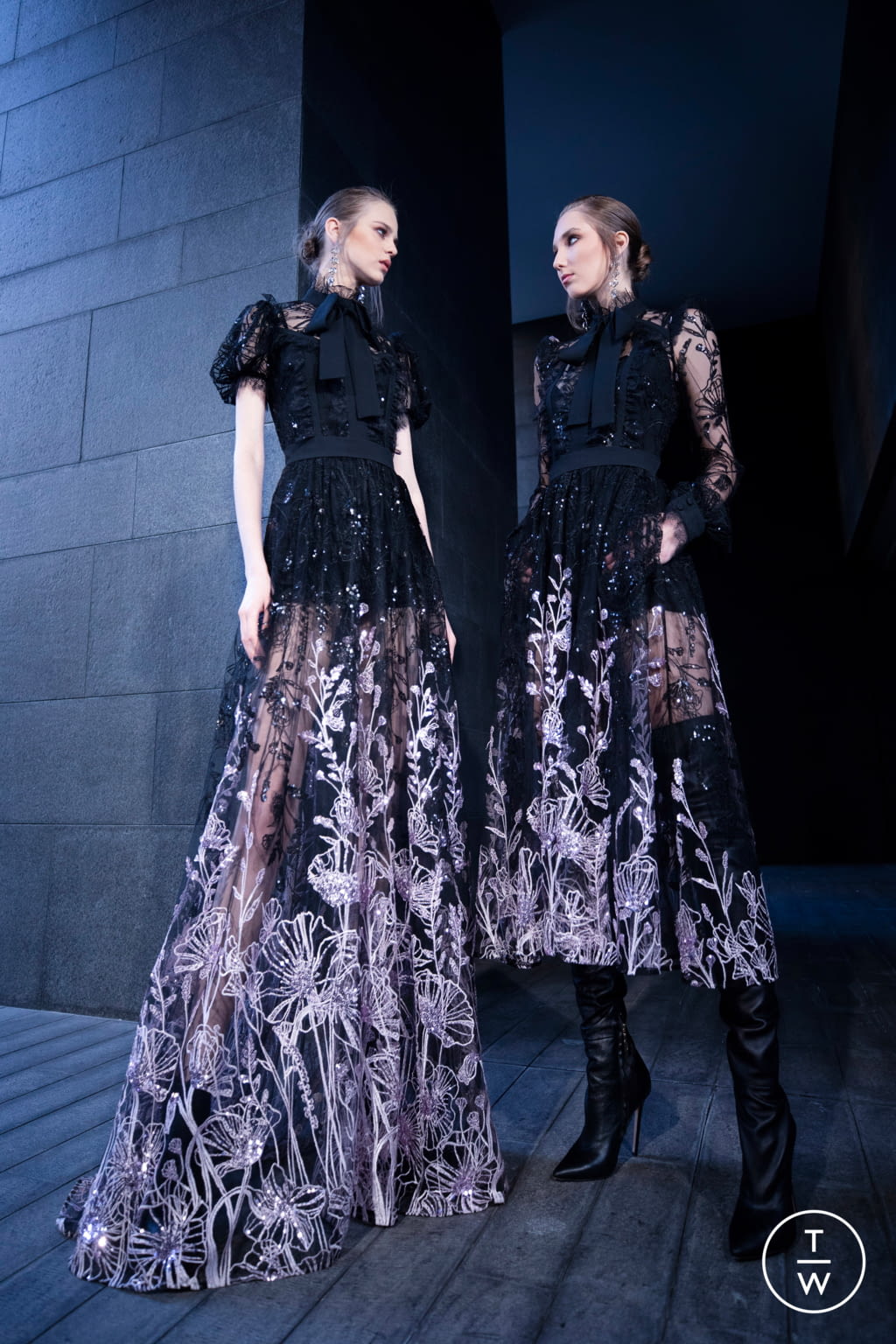 Fashion Week Paris Fall/Winter 2021 look 61 de la collection Elie Saab womenswear
