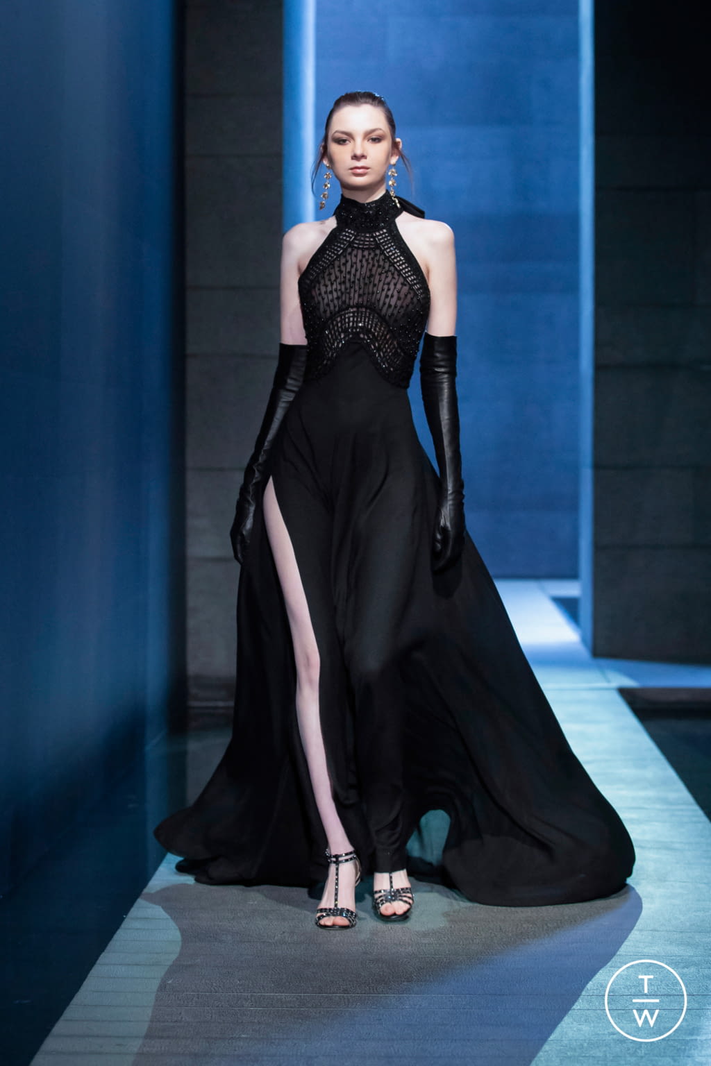 Fashion Week Paris Fall/Winter 2021 look 65 de la collection Elie Saab womenswear