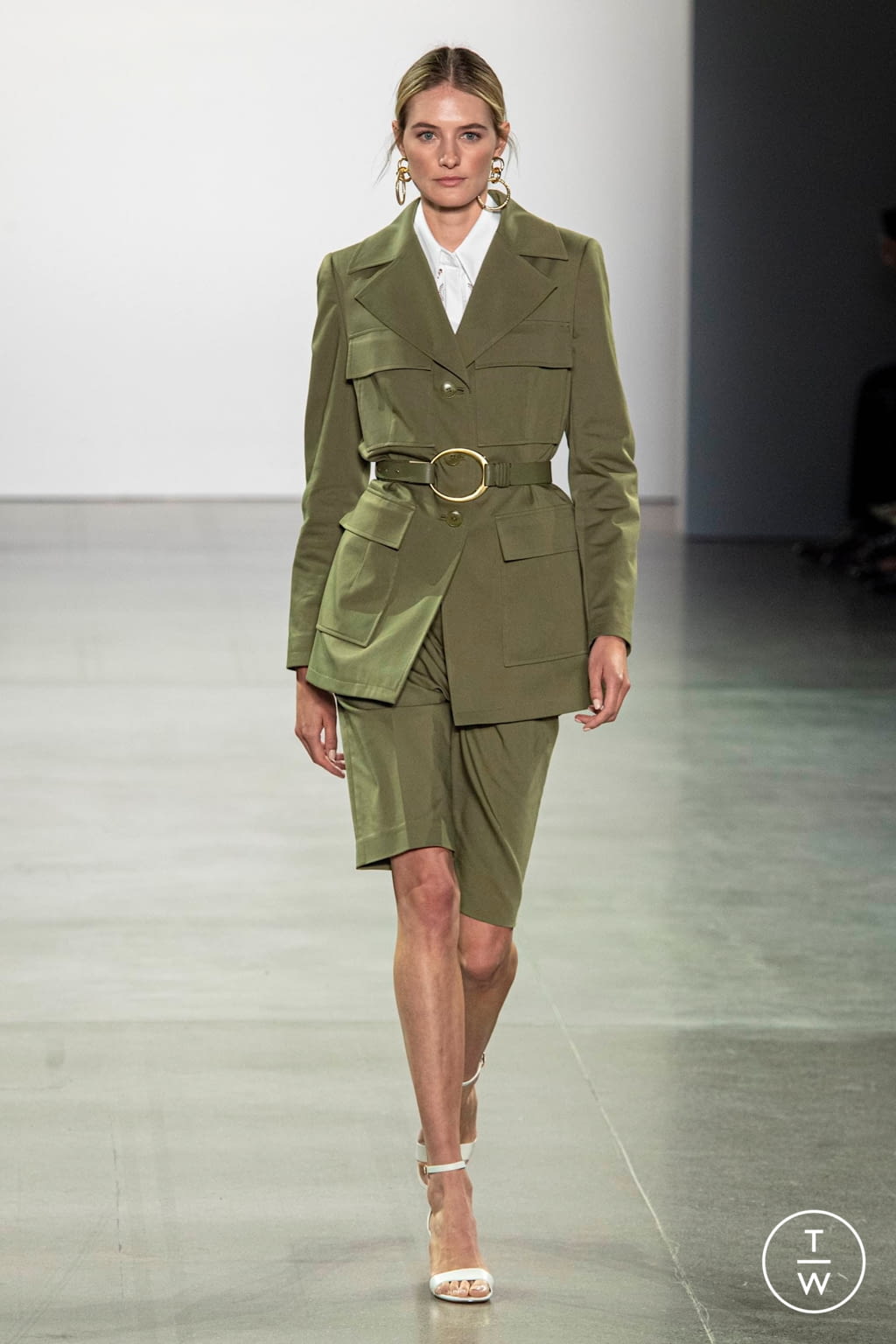 Fashion Week New York Spring/Summer 2020 look 1 from the Elie Tahari collection womenswear