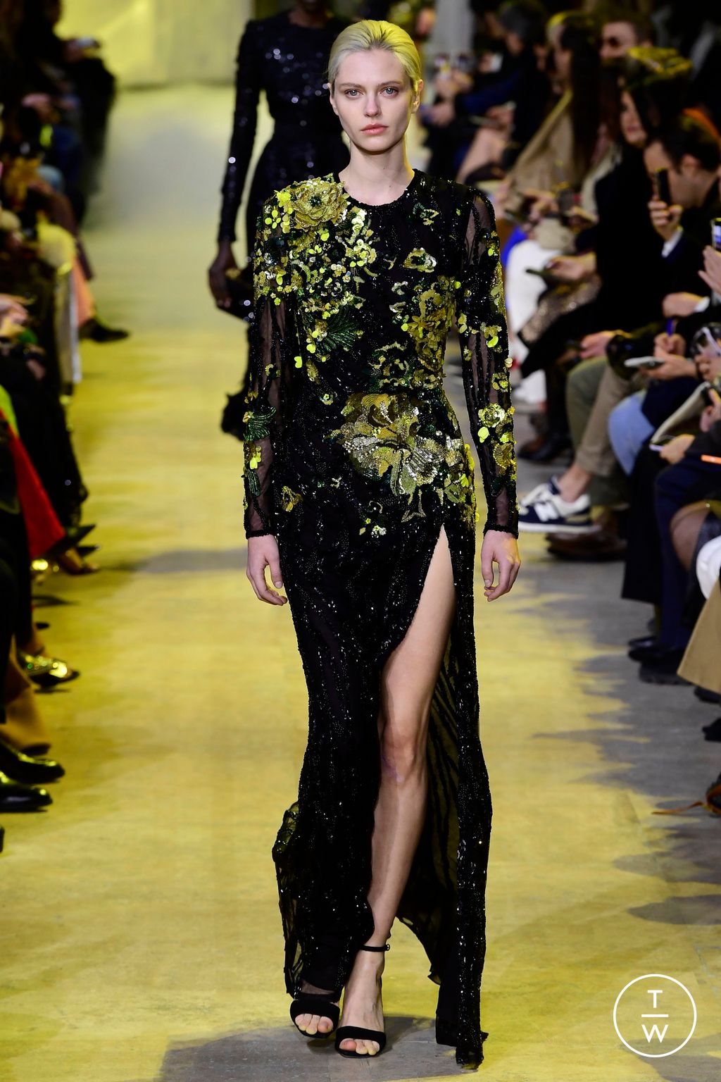 Fashion Week Paris Fall/Winter 2023 look 35 de la collection Elie Saab womenswear