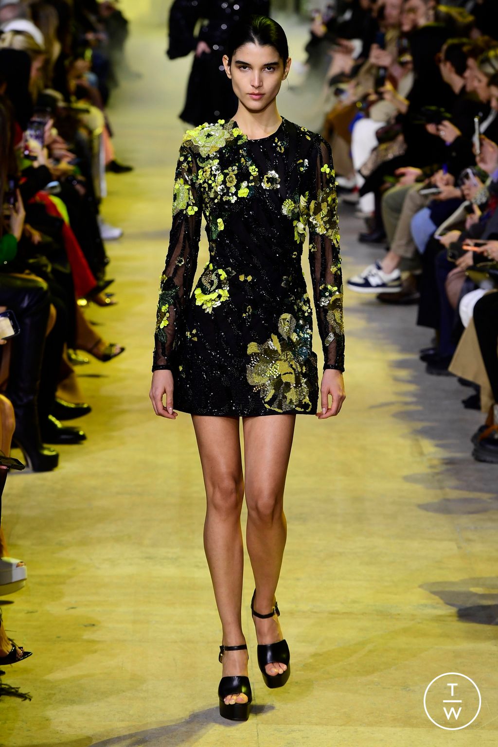 Fashion Week Paris Fall/Winter 2023 look 38 de la collection Elie Saab womenswear
