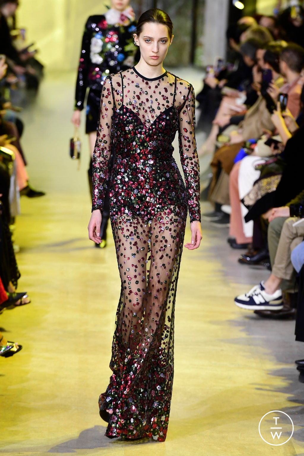 Fashion Week Paris Fall/Winter 2023 look 62 from the Elie Saab collection womenswear