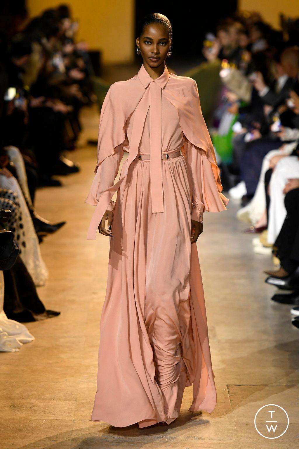 Fashion Week Paris Fall/Winter 2024 look 8 from the Elie Saab collection 女装