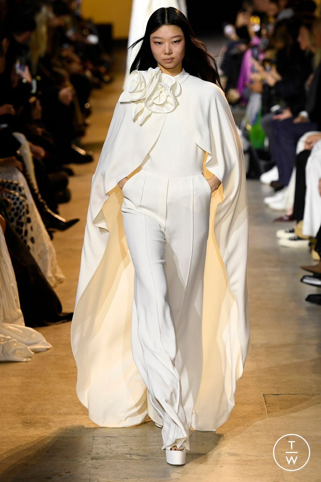 Fashion Week Paris Fall/Winter 2024 look 26 de la collection Elie Saab womenswear