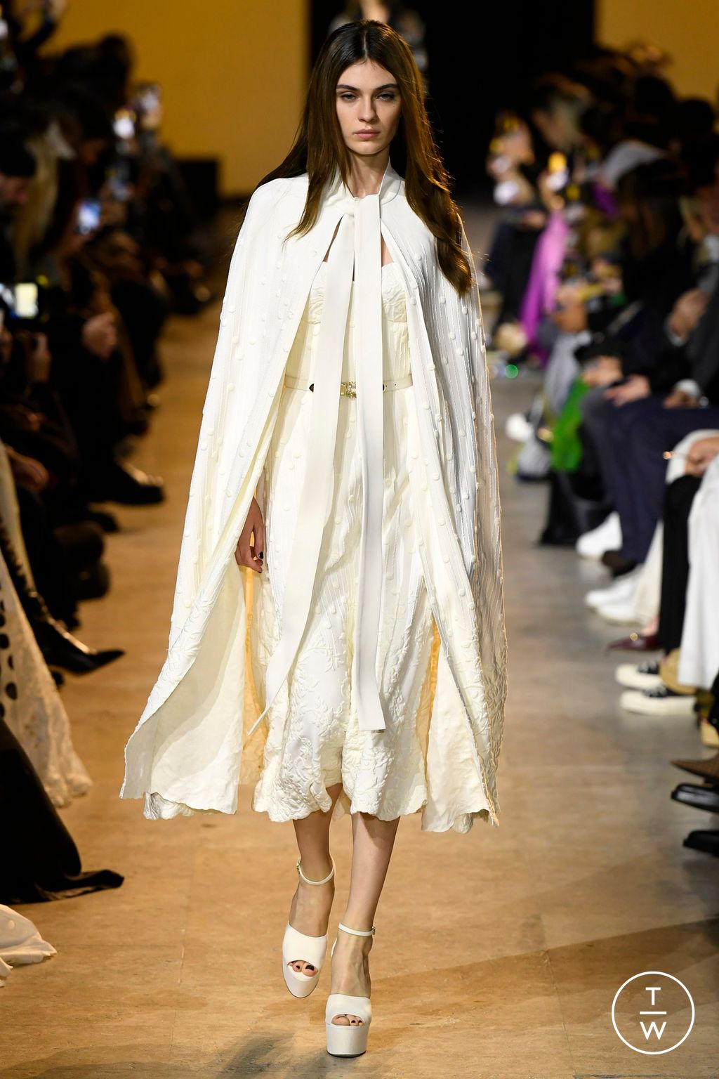 Fashion Week Paris Fall/Winter 2024 look 27 from the Elie Saab collection 女装