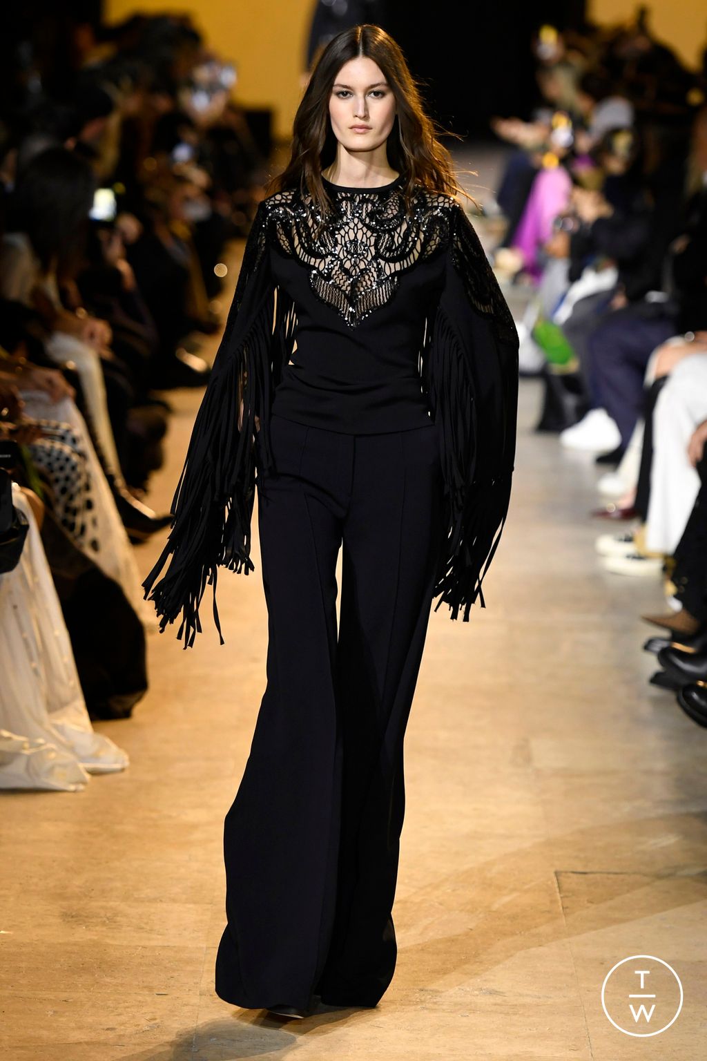 Fashion Week Paris Fall/Winter 2024 look 51 from the Elie Saab collection womenswear