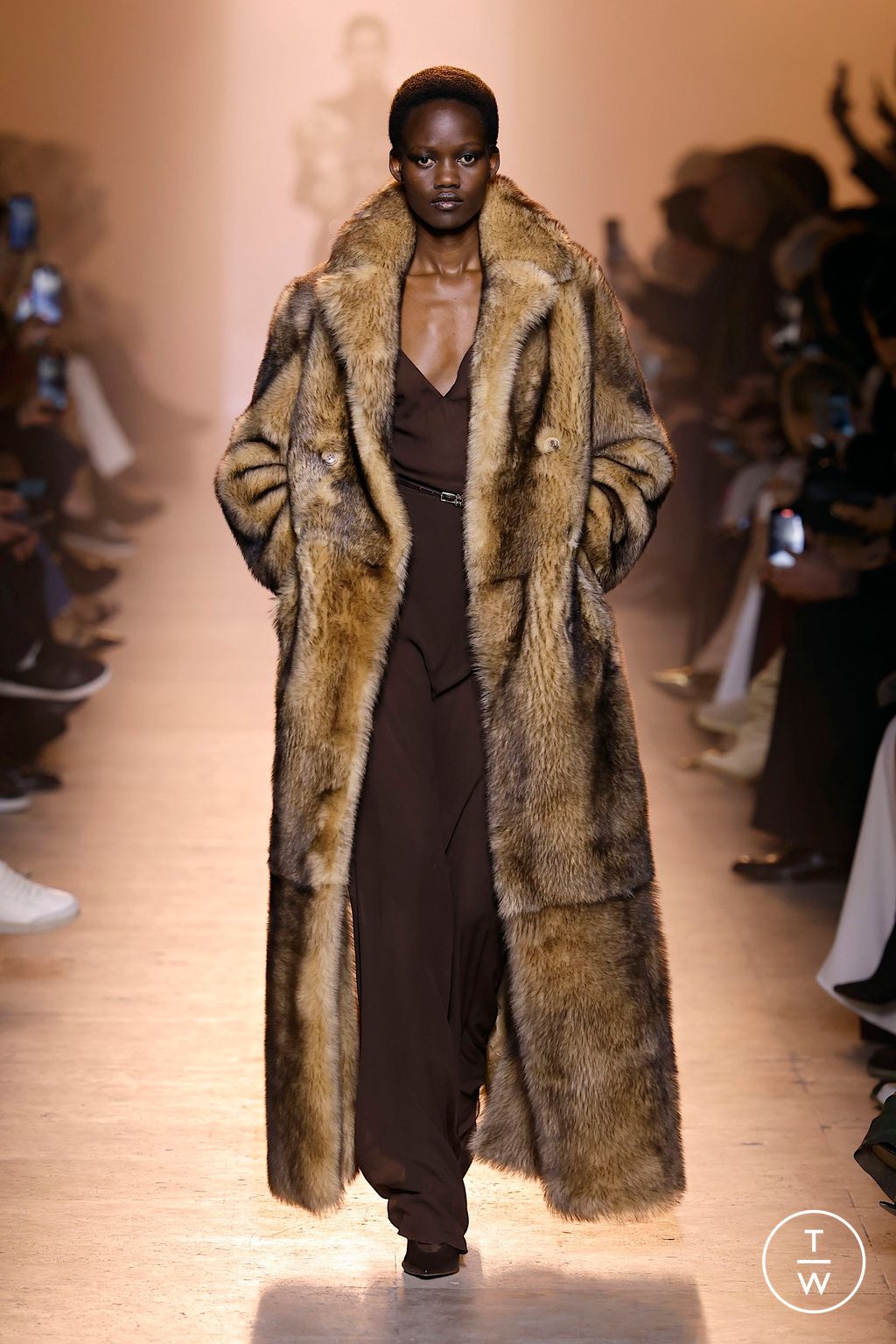 Fashion Week Paris Fall/Winter 2025 look 12 de la collection Elie Saab womenswear
