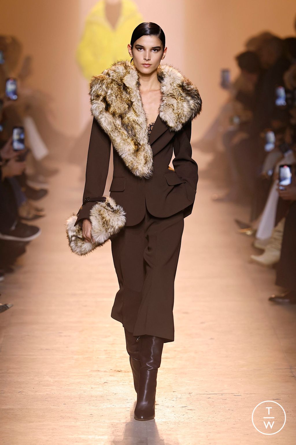 Fashion Week Paris Fall/Winter 2025 look 18 from the Elie Saab collection womenswear