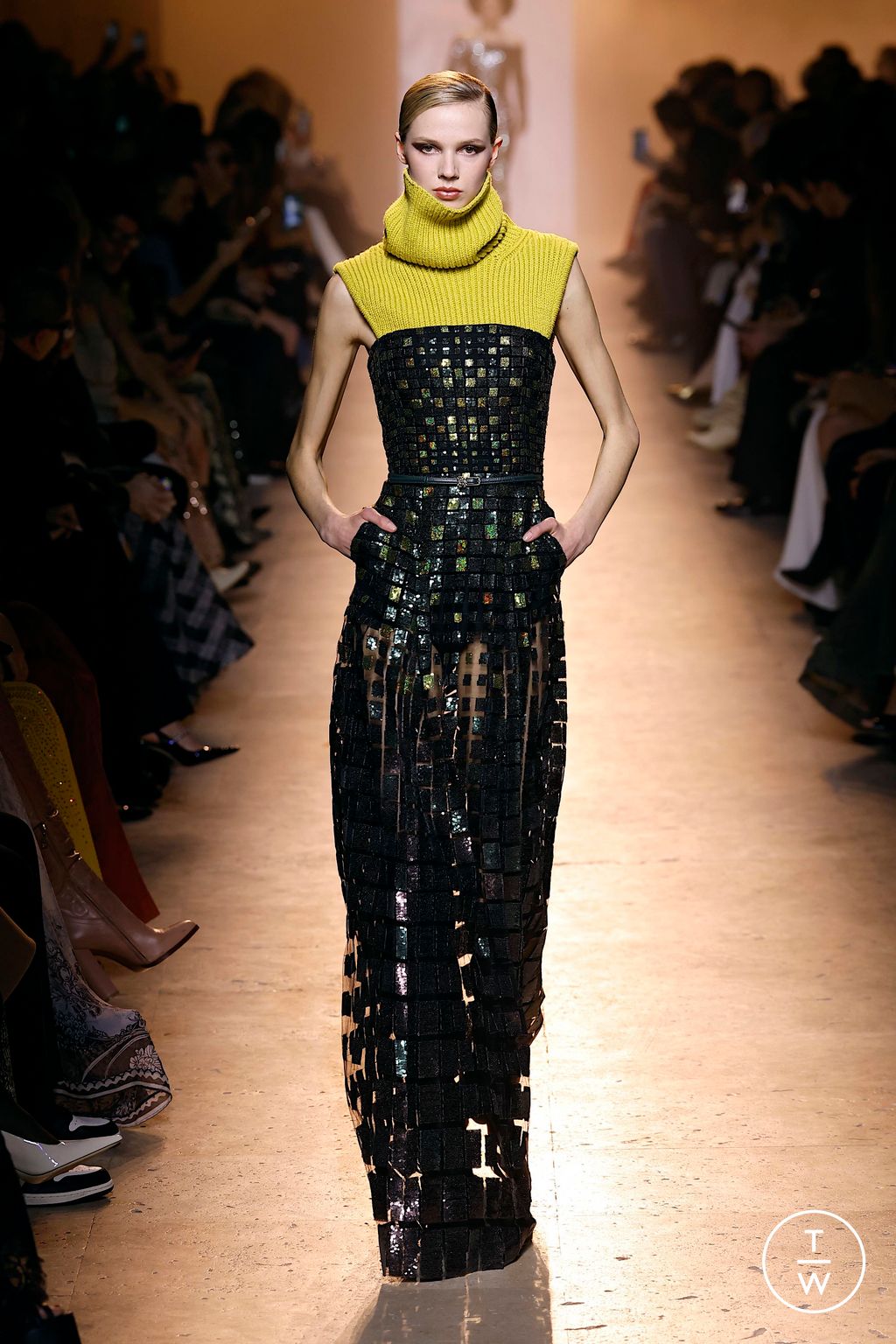 Fashion Week Paris Fall/Winter 2025 look 37 from the Elie Saab collection womenswear