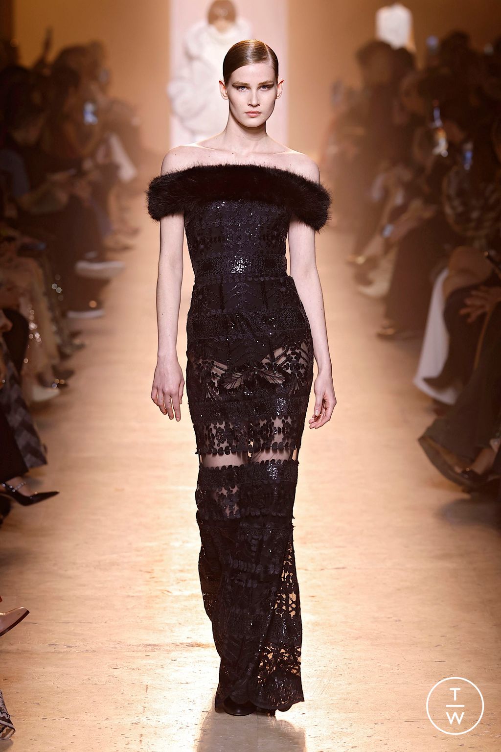 Fashion Week Paris Fall/Winter 2025 look 51 from the Elie Saab collection womenswear