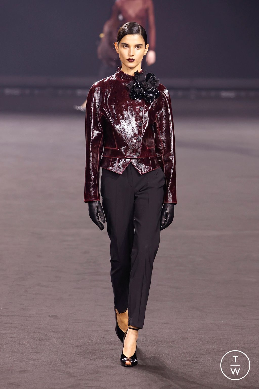 Fashion Week Paris Fall/Winter 2026 look 5 from the Elie Saab collection womenswear