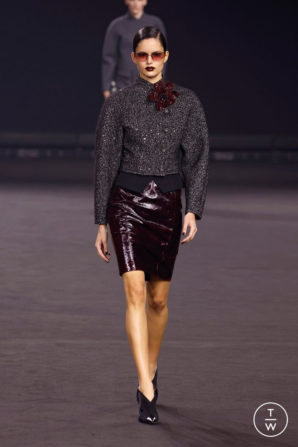 Fashion Week Paris Fall/Winter 2026 look 21 from the Elie Saab collection womenswear