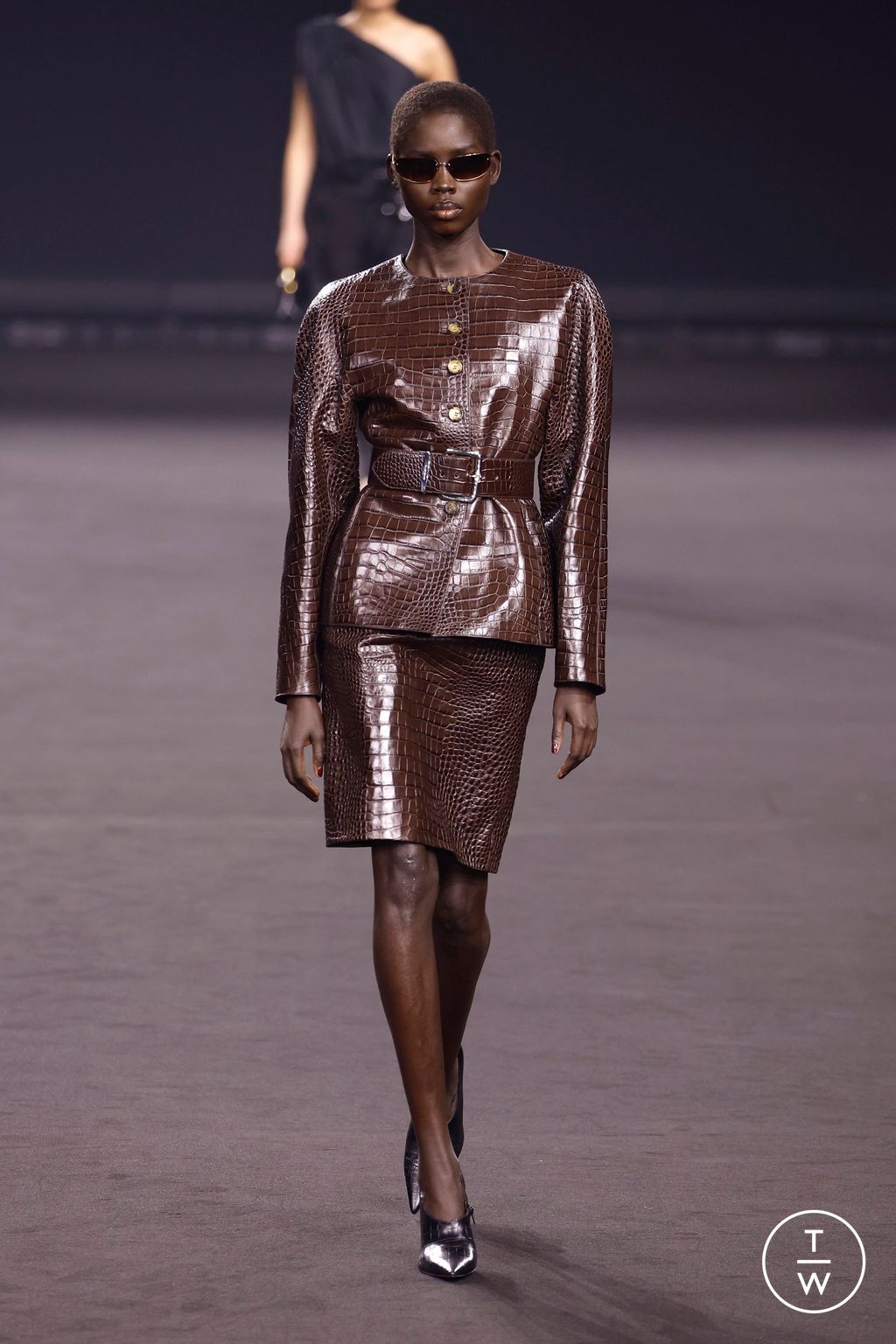 Fashion Week Paris Fall/Winter 2026 look 27 from the Elie Saab collection womenswear
