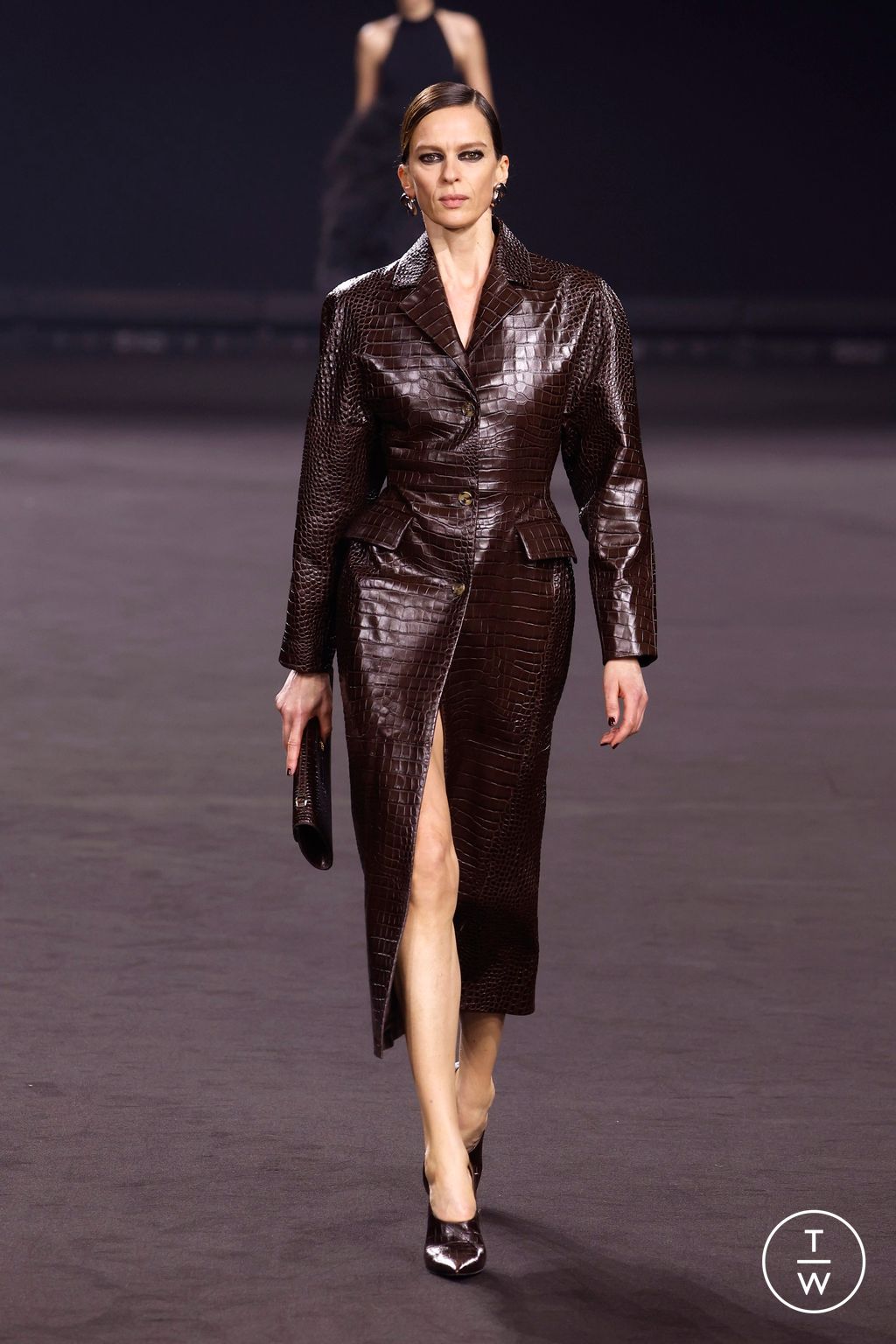 Fashion Week Paris Fall/Winter 2026 look 33 from the Elie Saab collection womenswear
