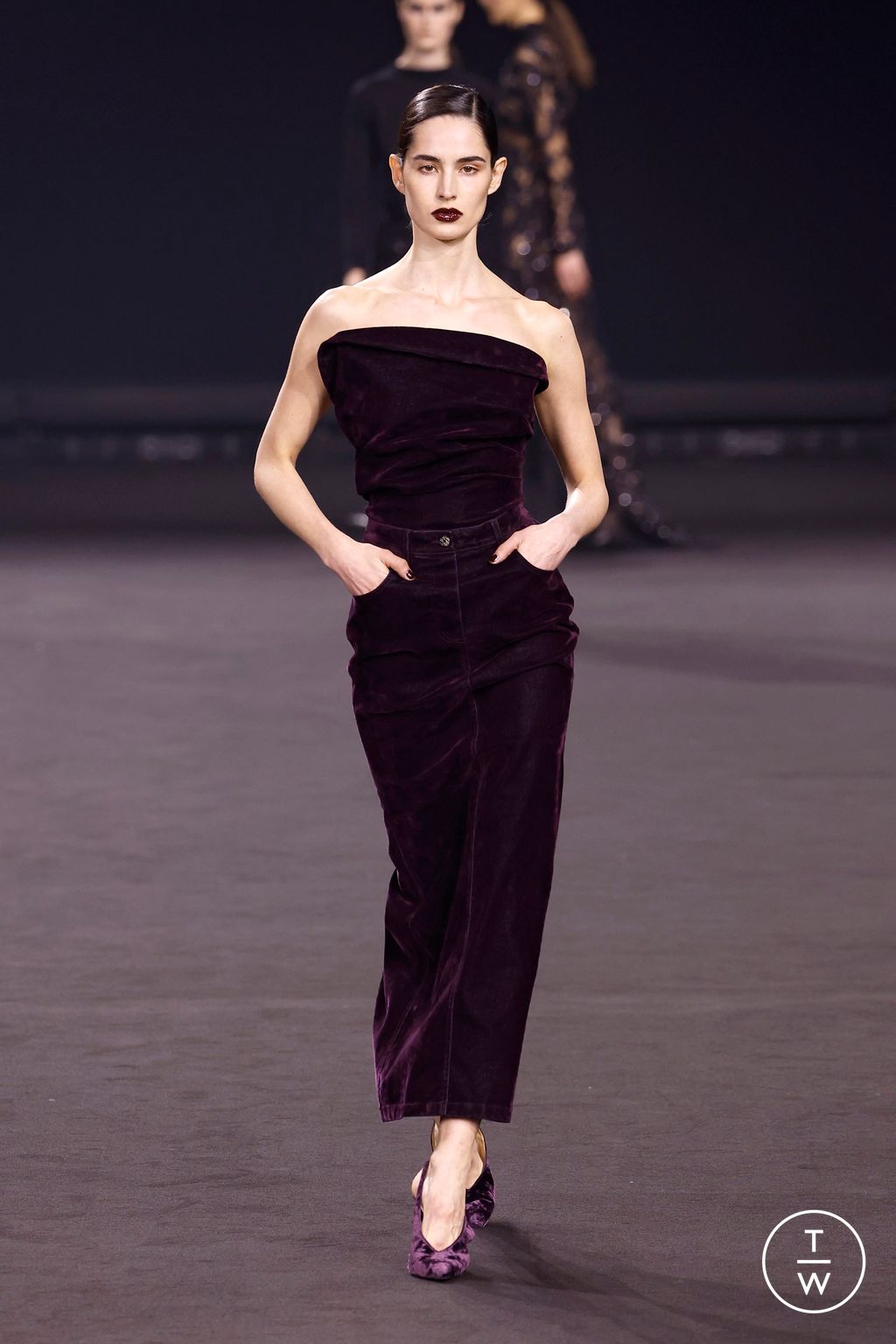 Fashion Week Paris Fall/Winter 2026 look 41 from the Elie Saab collection womenswear