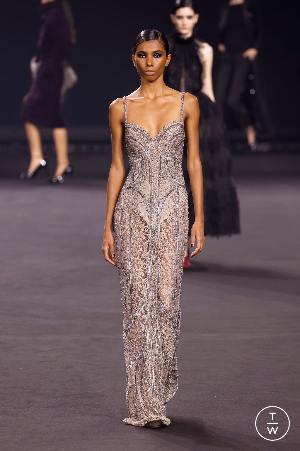 Fashion Week Paris Fall/Winter 2026 look 47 from the Elie Saab collection 女装