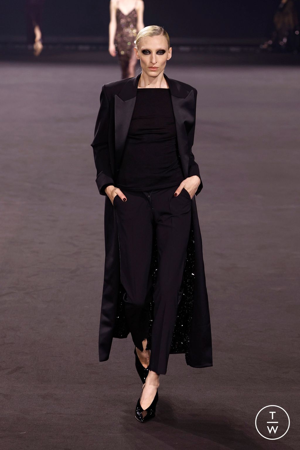 Fashion Week Paris Fall/Winter 2026 look 49 from the Elie Saab collection womenswear