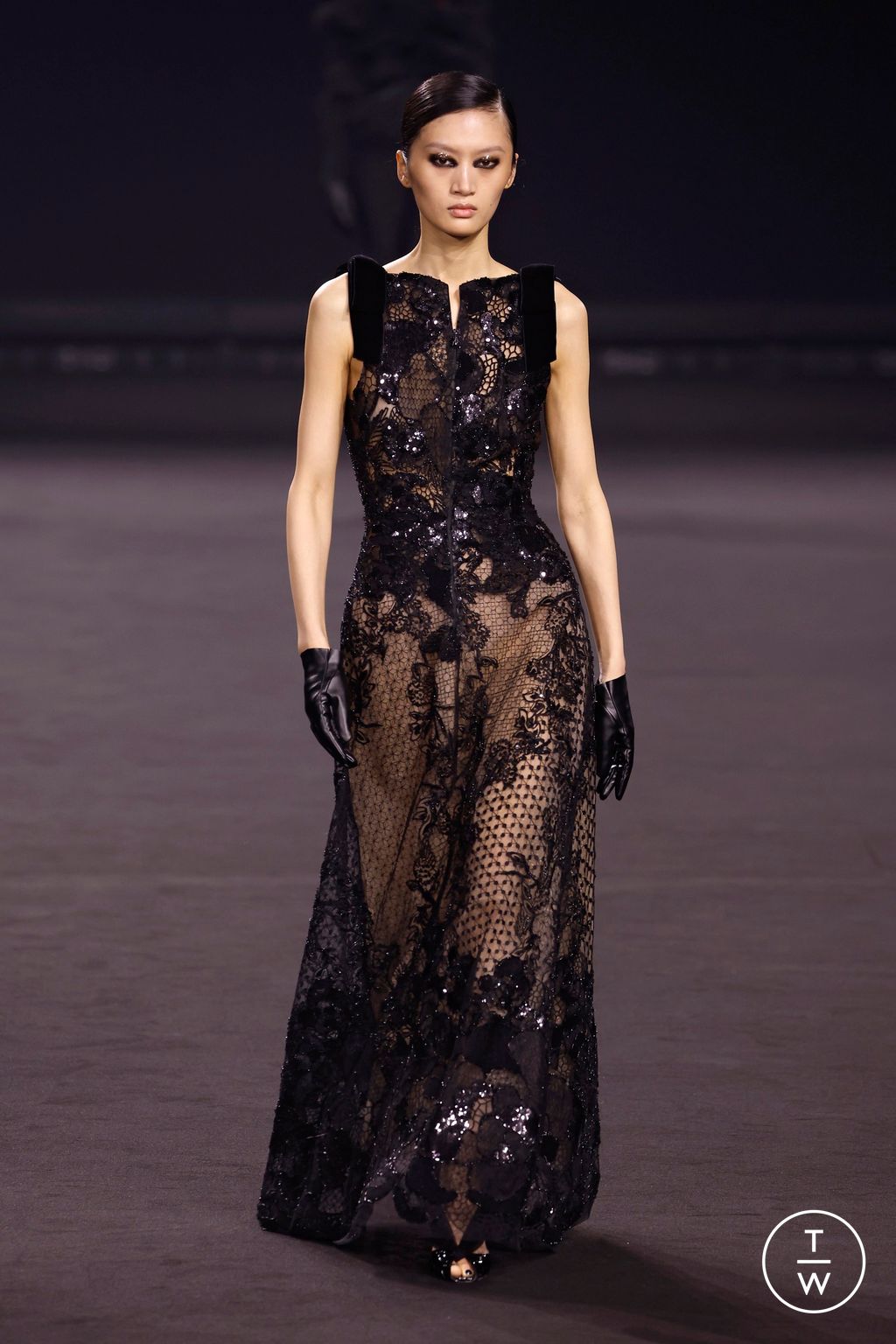 Fashion Week Paris Fall/Winter 2026 look 51 from the Elie Saab collection womenswear