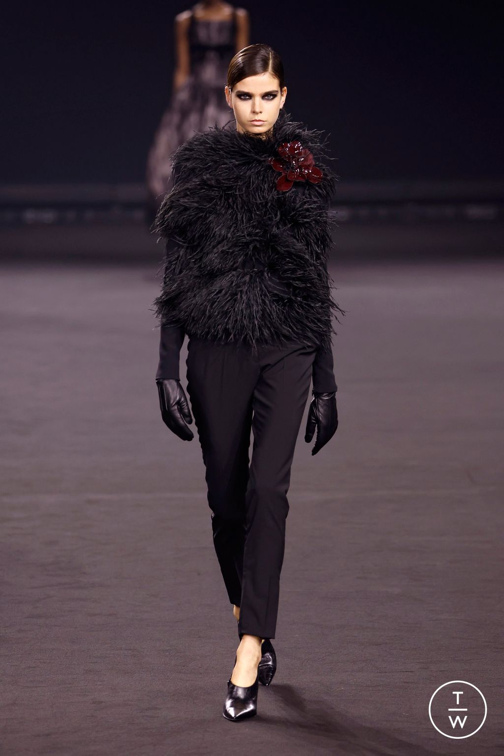 Fashion Week Paris Fall/Winter 2026 look 52 from the Elie Saab collection womenswear