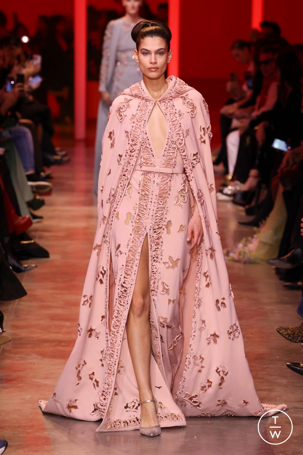 Fashion Week Paris Spring/Summer 2024 look 2 from the Elie Saab collection couture