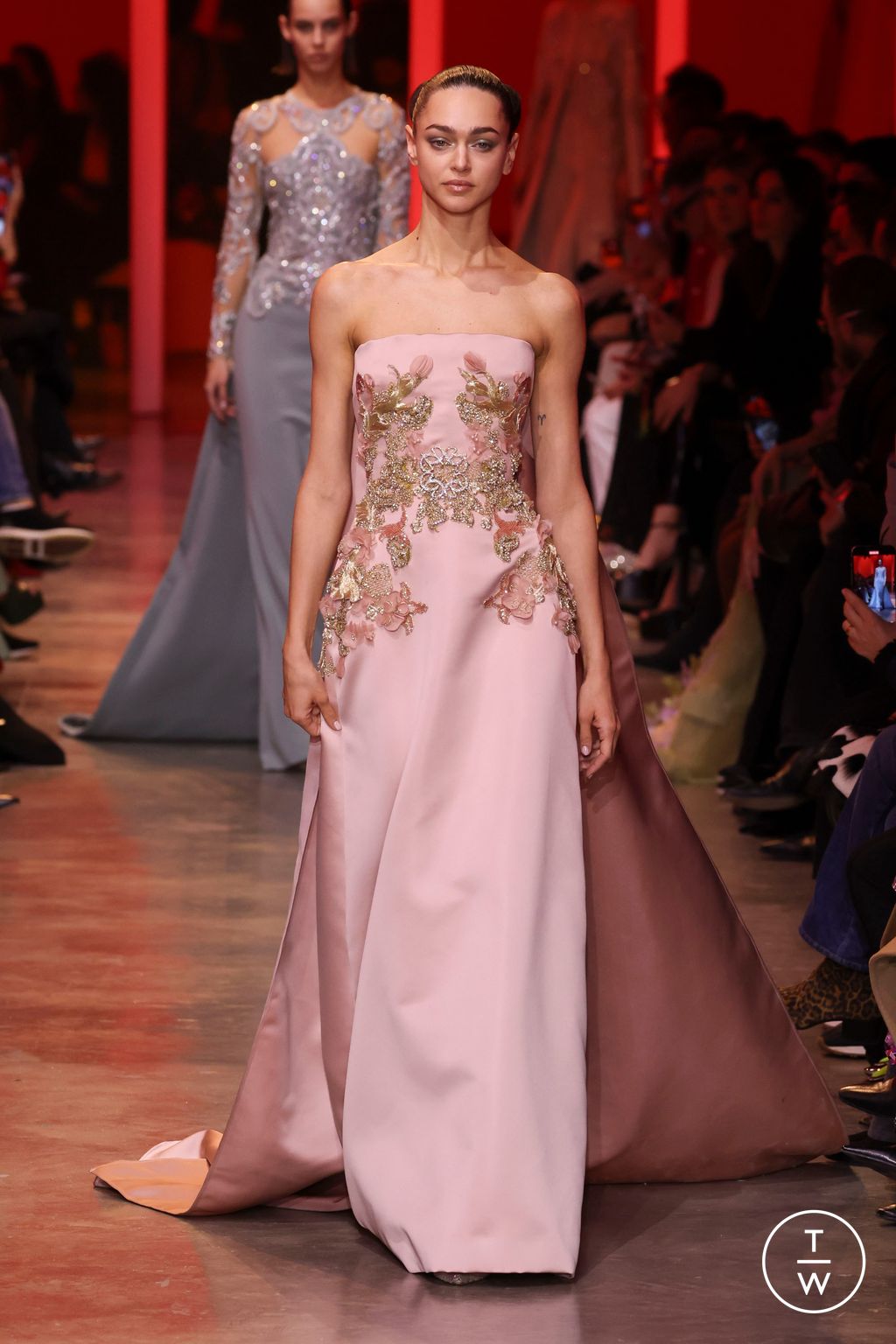 Fashion Week Paris Spring/Summer 2024 look 13 from the Elie Saab collection couture