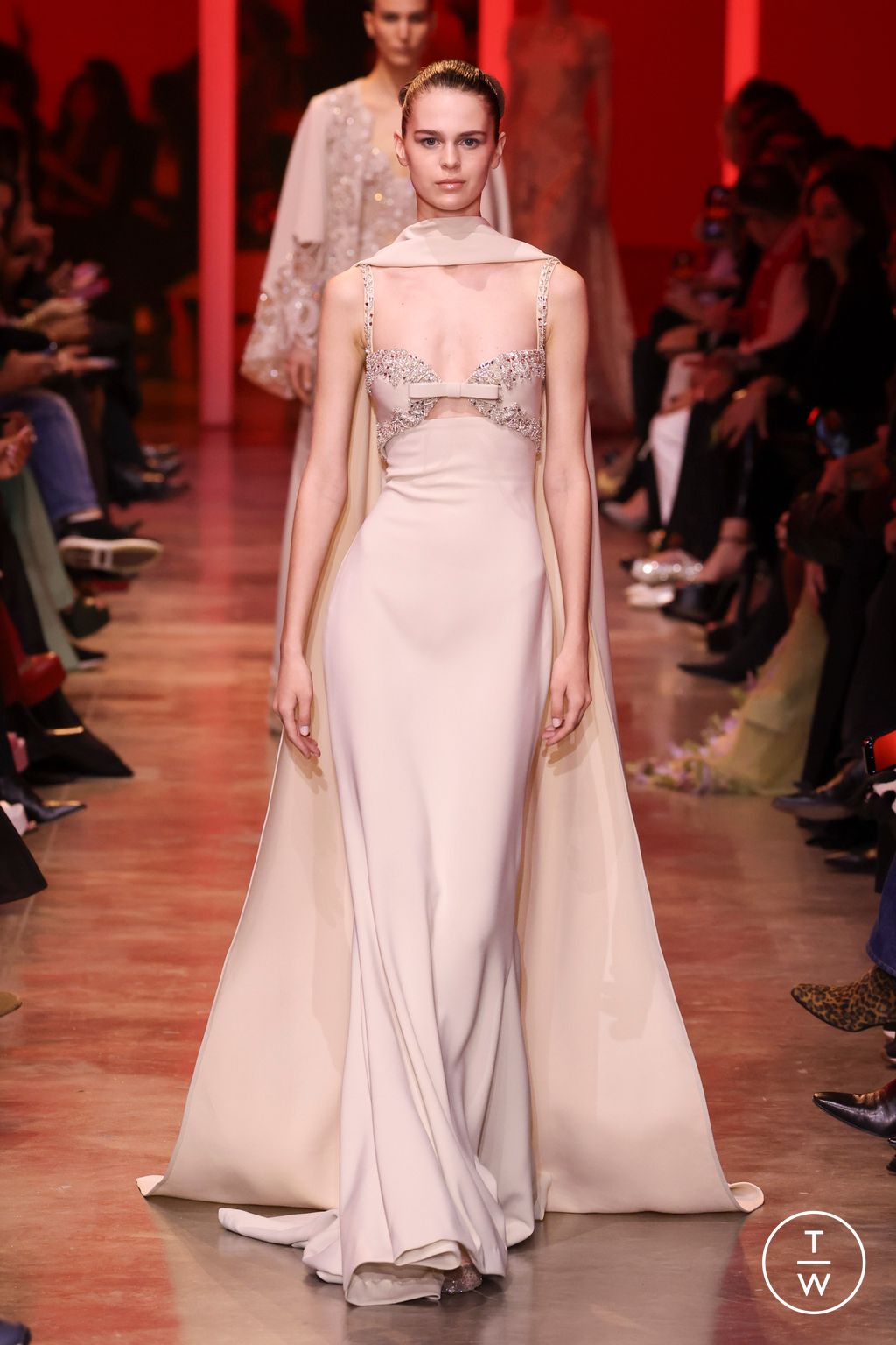 Fashion Week Paris Spring/Summer 2024 look 19 from the Elie Saab collection couture