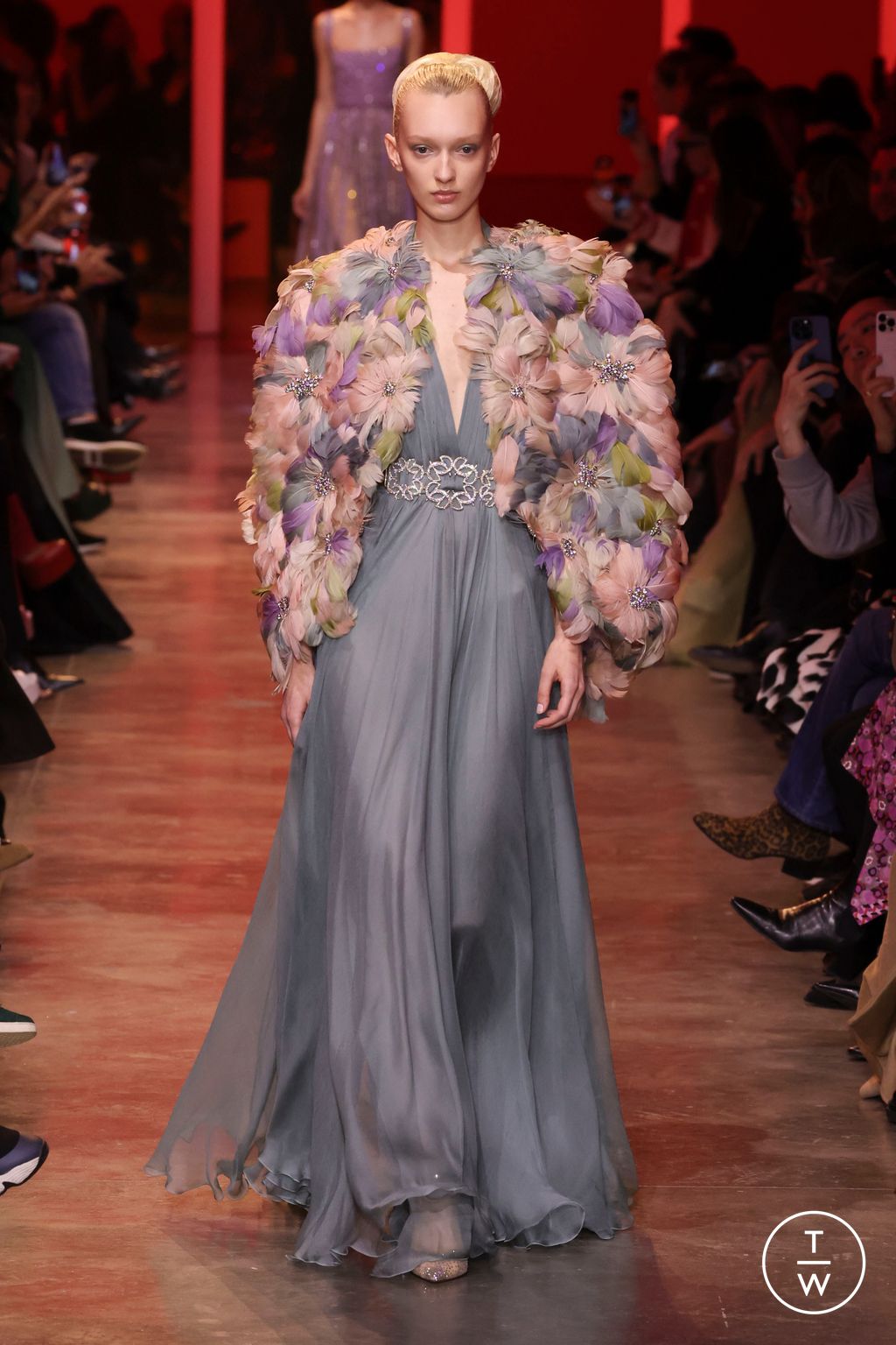 Fashion Week Paris Spring/Summer 2024 look 33 from the Elie Saab collection couture