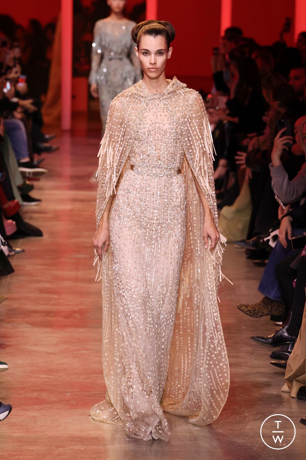 Fashion Week Paris Spring/Summer 2024 look 39 from the Elie Saab collection couture