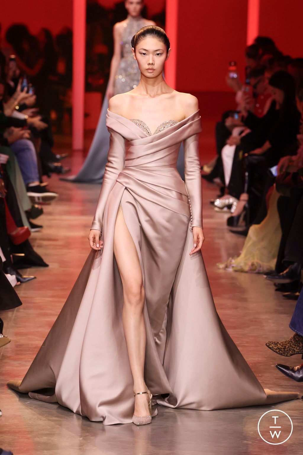 Fashion Week Paris Spring/Summer 2024 look 43 from the Elie Saab collection couture